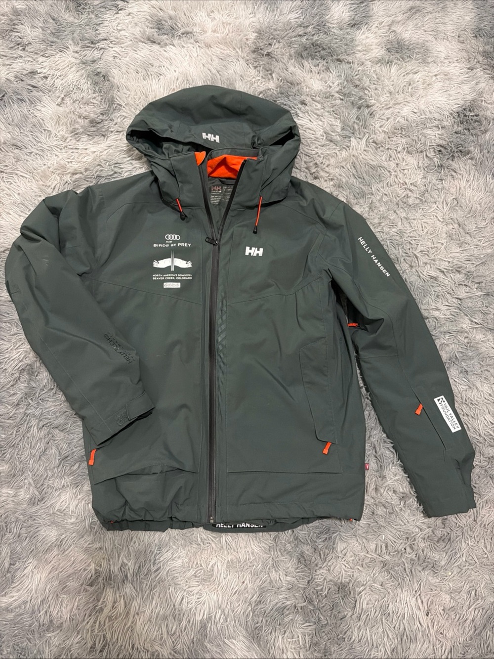 Helly Hansen Men's Alpha XL Ski Jacket Hooded Insulated Full Zip